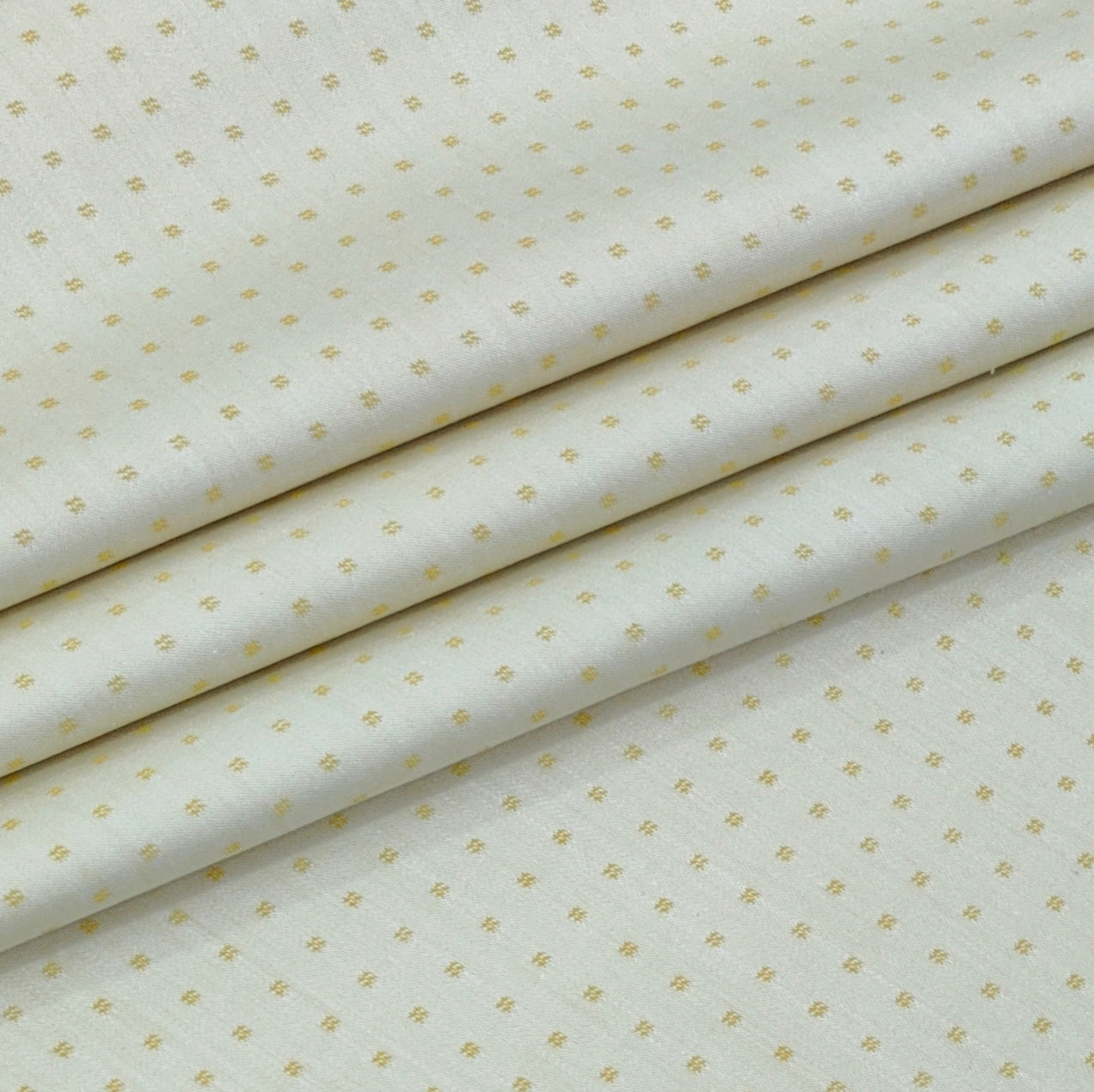 Shirt Fabric Arvind 100% Pure Cotton Dobby Colour Ash Brown